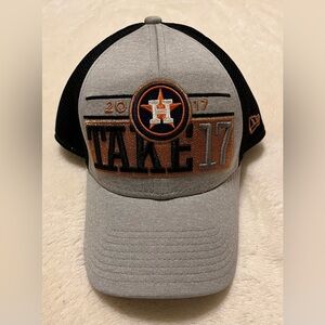 NWOT Houston Astros Playoff Hat TAKE17 New Era Official On Field SnapBack